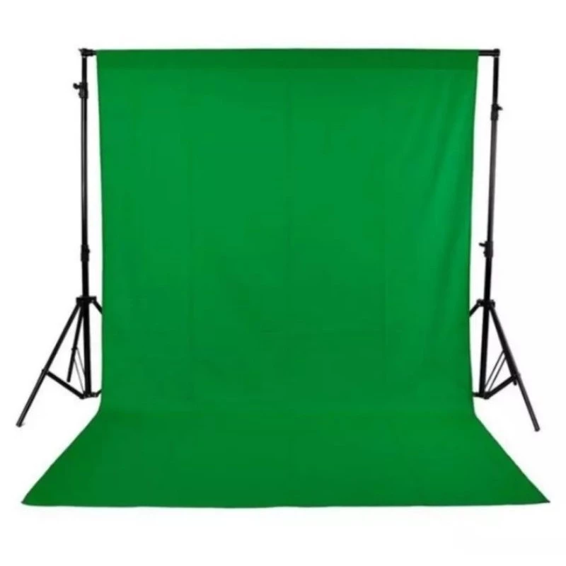 ฉากถ่ายภาพ 2x3m Photography Backdrop Muslin Cotton Green Screen