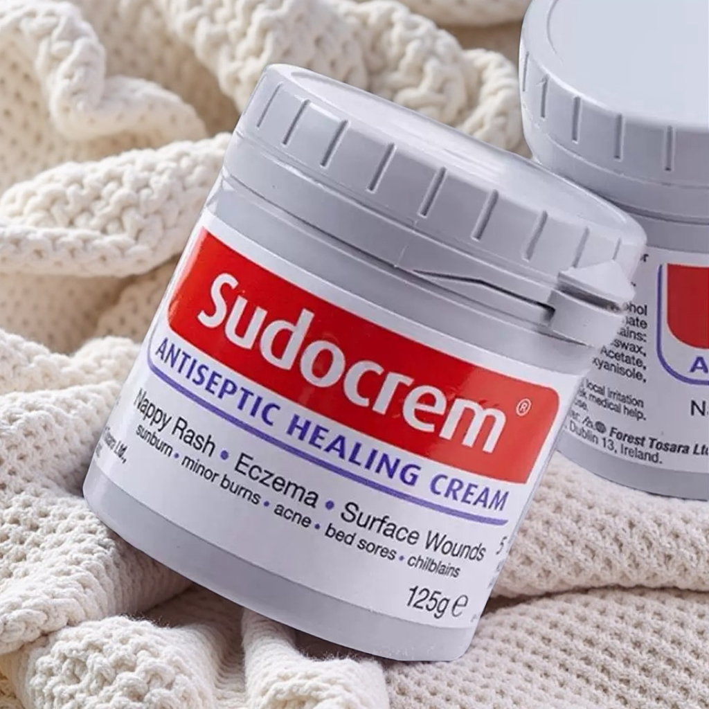 🚀พร้อมส่ง 125g  Sudocrem ซูโดครีม ครีมทาก้นเด็ก แก้ผื่นผ้าอ้อม ผิวแห้ง ครีมผื่นผ้าอ้อม