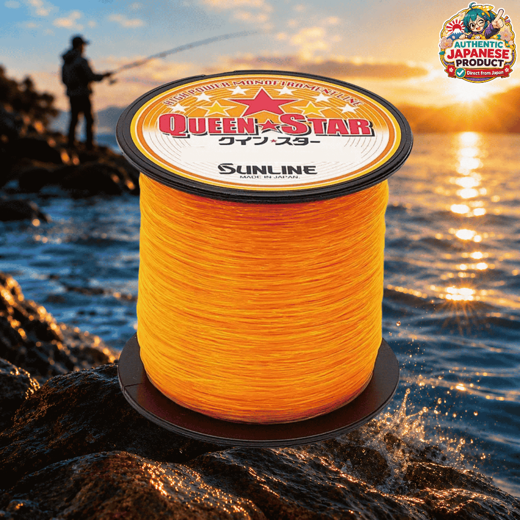 Sunline Universal Nylon Fishing Line - Queenstar 600m & 300m, Various Colors and Sizes