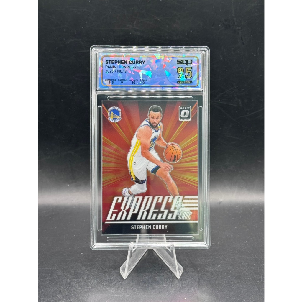 Stephen Curry - 2025 Panini Donruss Optic - #13 (Express Lane) - SQC 9.5 Gem Mint