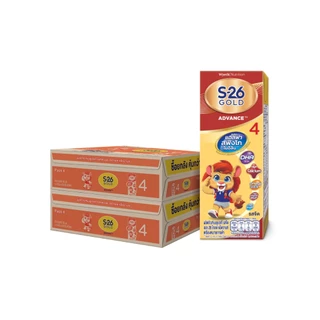 นมกล่อง เอส 26 ยูเอชที โกลด์ สูตร 4 (72 กล่อง) ยกลัง x2 S-26 Gold UHT Formula4 x2 cases
