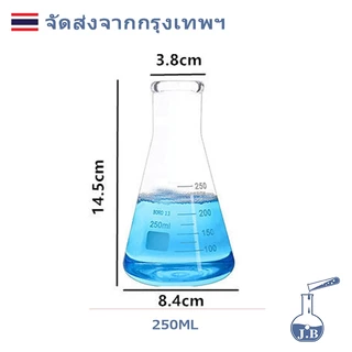 ขวดชมพู่ ขวดรูปชมพู่ Erlenmeyer flask 50ml 100ml 250ml 500ml