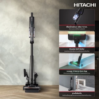 Hitachi ฮิตาชิ เครื่องดูดฝุ่น 120 Airwatts 0.35 ลิตร ชนิดไร้สาย รุ่น PV-XL2QGGCTH สีกราไฟท์เกรย์