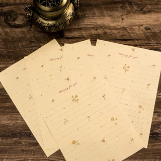 (En7) ซองจดหมาย ซองการ์ด ซองงานแต่ง สีครีม ลายดอกไม้ : ซองจดหมายลายสวยราคาถูก envelope