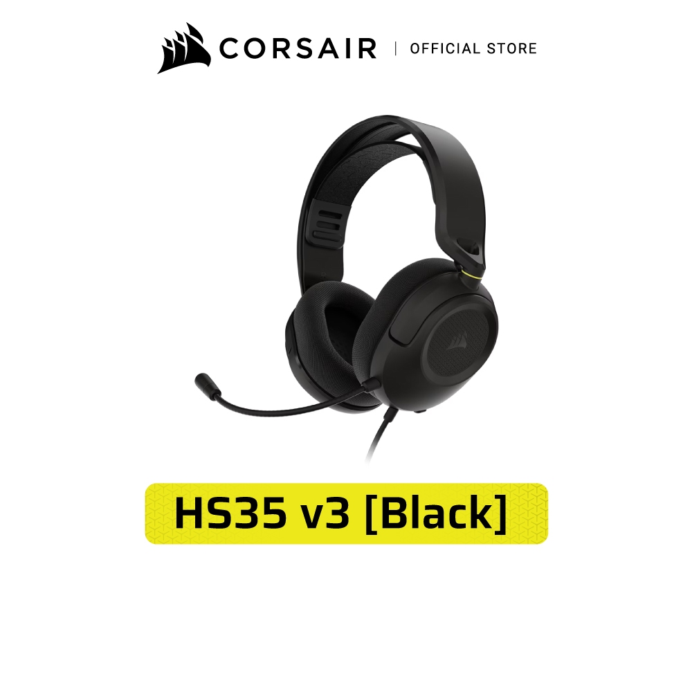 CORSAIR GAMING HEADSET HS35 V3 STEREO : หูหังใหม่ใส่สบาย