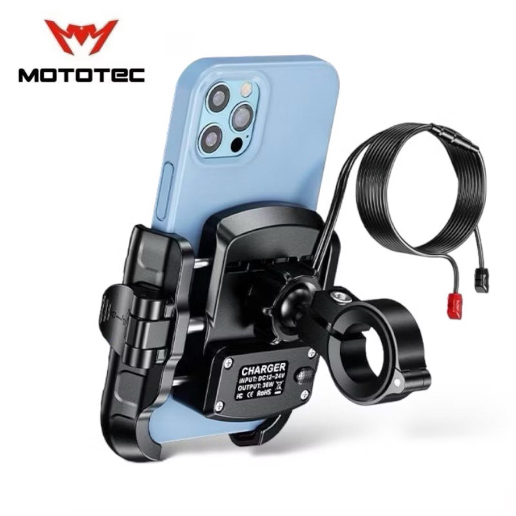 ที่จับมือถือมอเตอร์ไซต์ Mototec MT-QD01 Charge