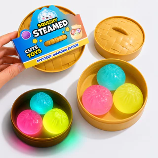 สกุชชี่ซาลาเปา Squishy Dumpling บีบเพลิน คลายเครียด ยืดหยุ่นสูง นุ่มมือ ของเล่นยอดฮิต