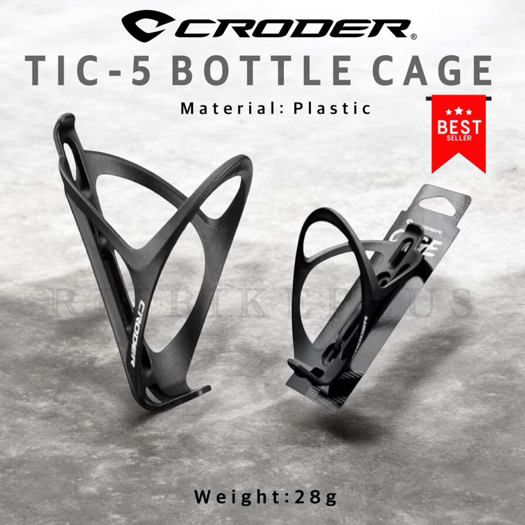ขากระติกจักรยาน CRODER TIC-5 น้ำหนักเบาเพียง 28กรัม แข็งแรงด้วยวัสดุคุณภาพสูง( ราคาต่อ 1 ชิ้น)
