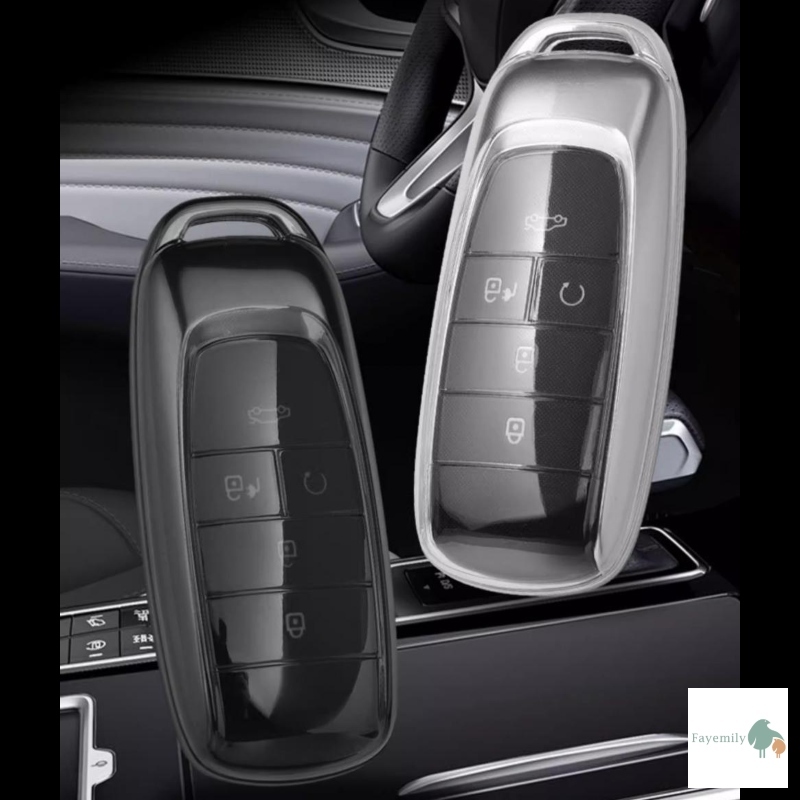 *สินค้าพร้อมส่ง* เคสกุญแจรถยนต์ GAC Aion Y Plus / V / UT เคสกุญแจรีโมทรถยนต์ เคสกุญแจรถแบบใส Car Key Case TPU เคสกุญแจรถ
