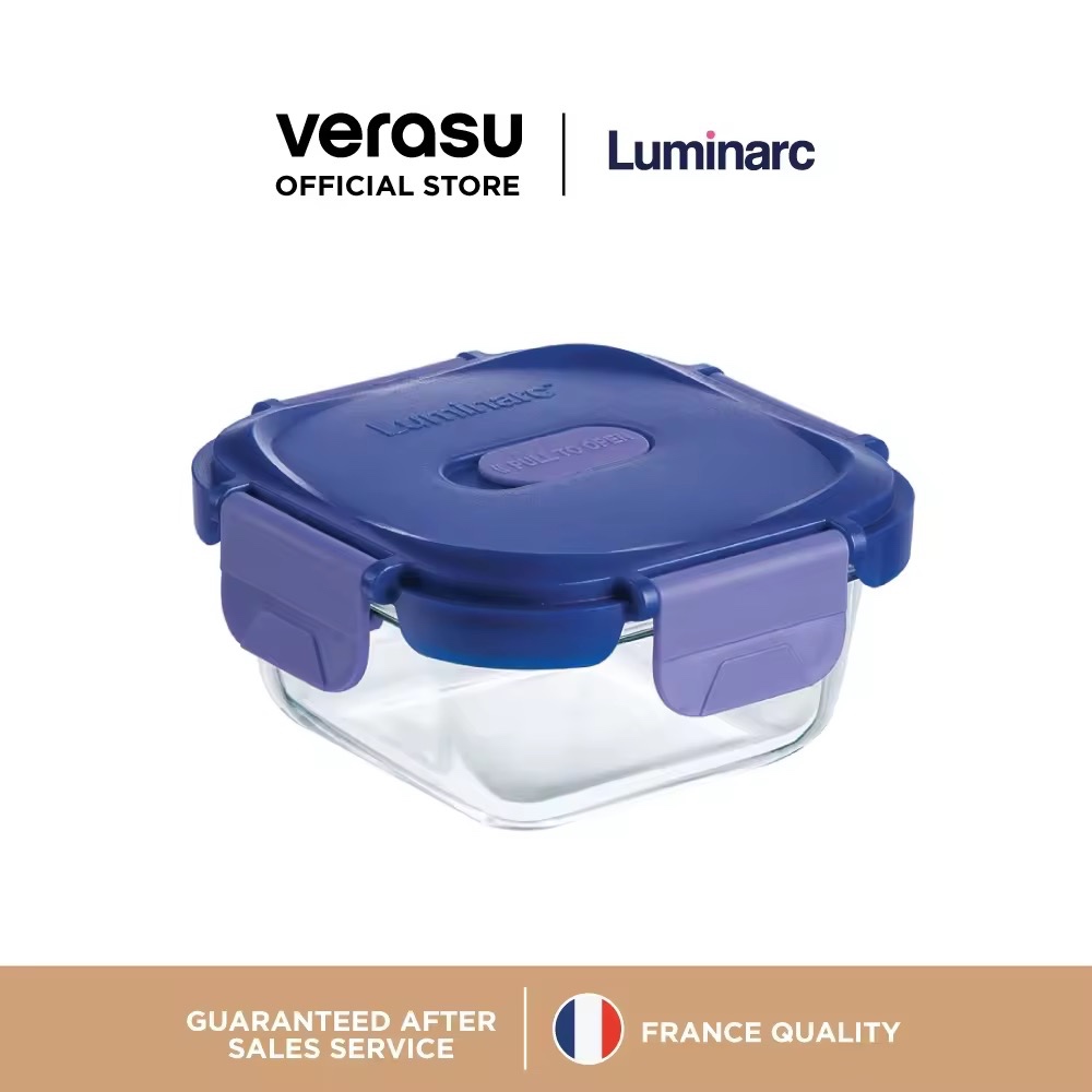 LUMINARC กล่องแก้วถนอมอาหาร จัตุรัส 320 มล. Putina รุ่น ARC-X3774