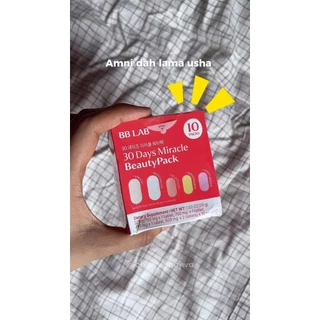 ✅พร้อมส่ง ถูกที่สุด ของแท้ BBLAB 30 DAYS MIRACLE BEAUTY PACK 10 PACKS
