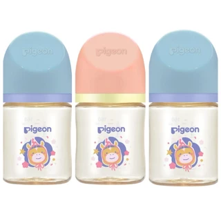 Pigeon ขวดนมพีเจ้น สีชา ลาย Horse ม้า น่ารัก P3