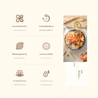 Eihome หม้อไฟฟ้า หม้อไฟฟ้าอเนกประสงค์ เคลือบกันติด ต้ม ผัด นึ่ง ทำอาหารได้หลากหลาย ตัดไฟอัตโนมัติ