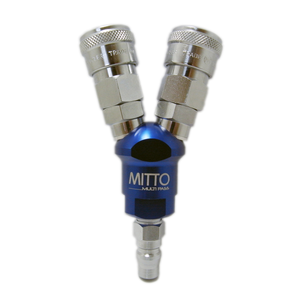 ข้อต่อลม คอปเปอร์ลม แบบ 2 ทาง MITTO ,2 Way Multi Pass รุ่น 200V