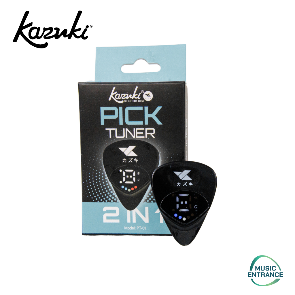 KAZUKI ปิ๊กจูนเนอร์ 2 in1 รุ่น PT-01 ปิ๊กกีตาร์ PickTuner