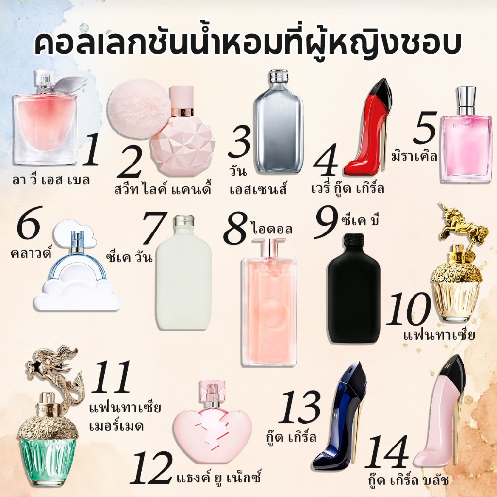 🚚พร้อมส่ง💯ของแท้ Idôle EDP/Good Girl/One EDP 2ml/5ml/10ml น้ำหอมผู้หญิง น้ำหอมยอดนิยม