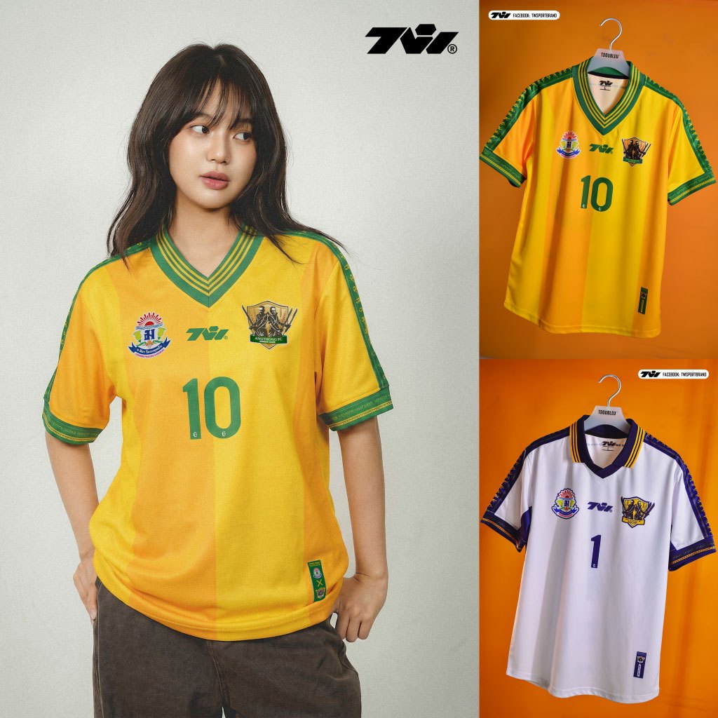 เสื้อแข่ง TWSPORT อ่างทองเอฟซี X โรงเรียนเทพศิรินทร์พุแค สระบุรี ในรายการ โค้กคัพ 2026