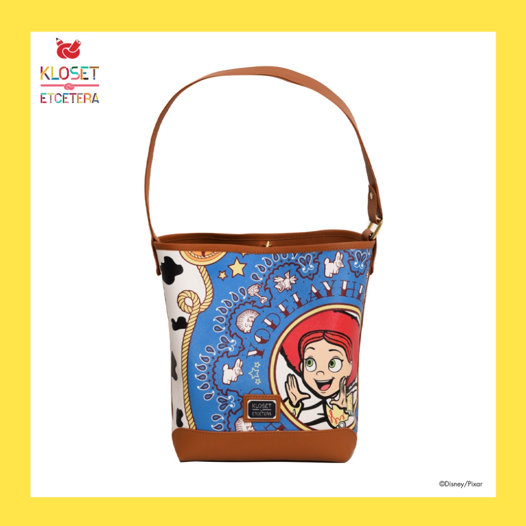 Kloset and Etcetera Jessie Cowgirl Kraken Basket Bag (Toy26-15) กระเป๋าทรงบักเก็ต