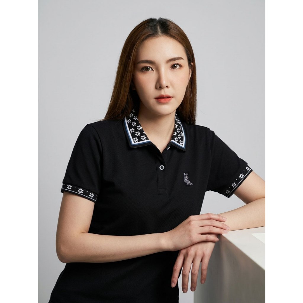 KUFKOLAR เสื้อโปโล คลาสิค สีน้ำเงินเข้ม I สำหรับสุภาพบุรุษสุภาพสตรี เสื้อรุ่นทรงตรง I P56-BU01