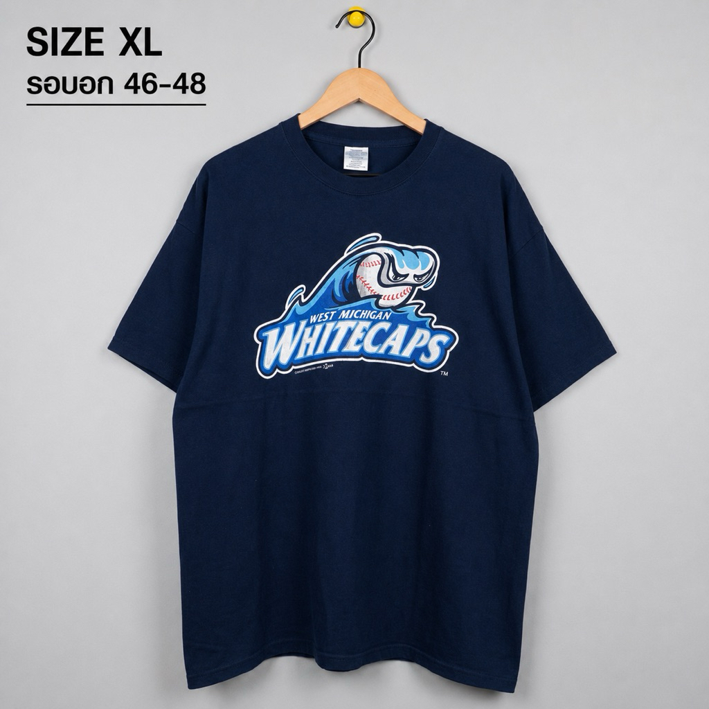 เสื้อยืดมือสองผู้ชาย ไซส์ใหญ่ USA XL ขนาดอก 46-48