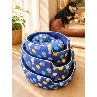 ที่นอนหมาแมว แบบฟองน้ำวงกลม .RB เบอร์ #1 เหมาะกับน้ำหนักไม่เกิน 3กก. (ขนาด 33 x 40.5 x 10 ซม)