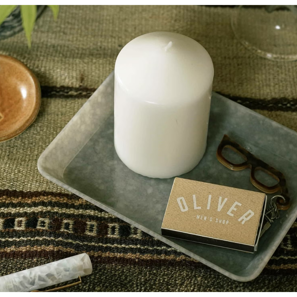 HIGHTIDE Desk Tray S (Melamine) (HDB063) / ถาดใส่ของอเนกประสงค์ ไซส์ S ลายหินอ่อน แบรนด์ HIGHTIDE จา
