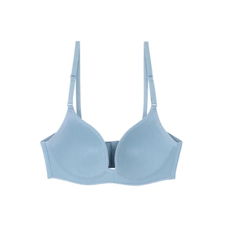 Wacoal Mood Travel Bra Comfy บราม้วนได้ ไร้โครง รุ่น MM1E70 สีน้ำเงินอมเทา (NG)