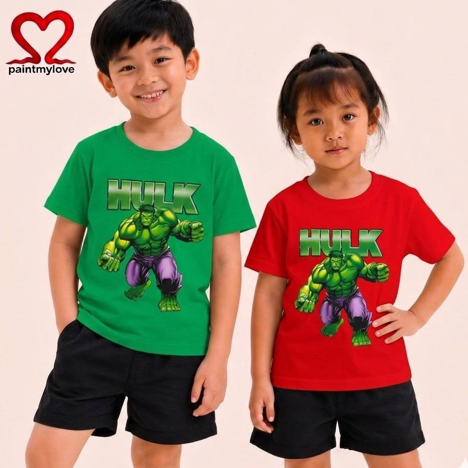 เสื้อยืดเด็ก งานสกรีนลายเดอะฮัค ผ้า cotton100% Paintmylove
