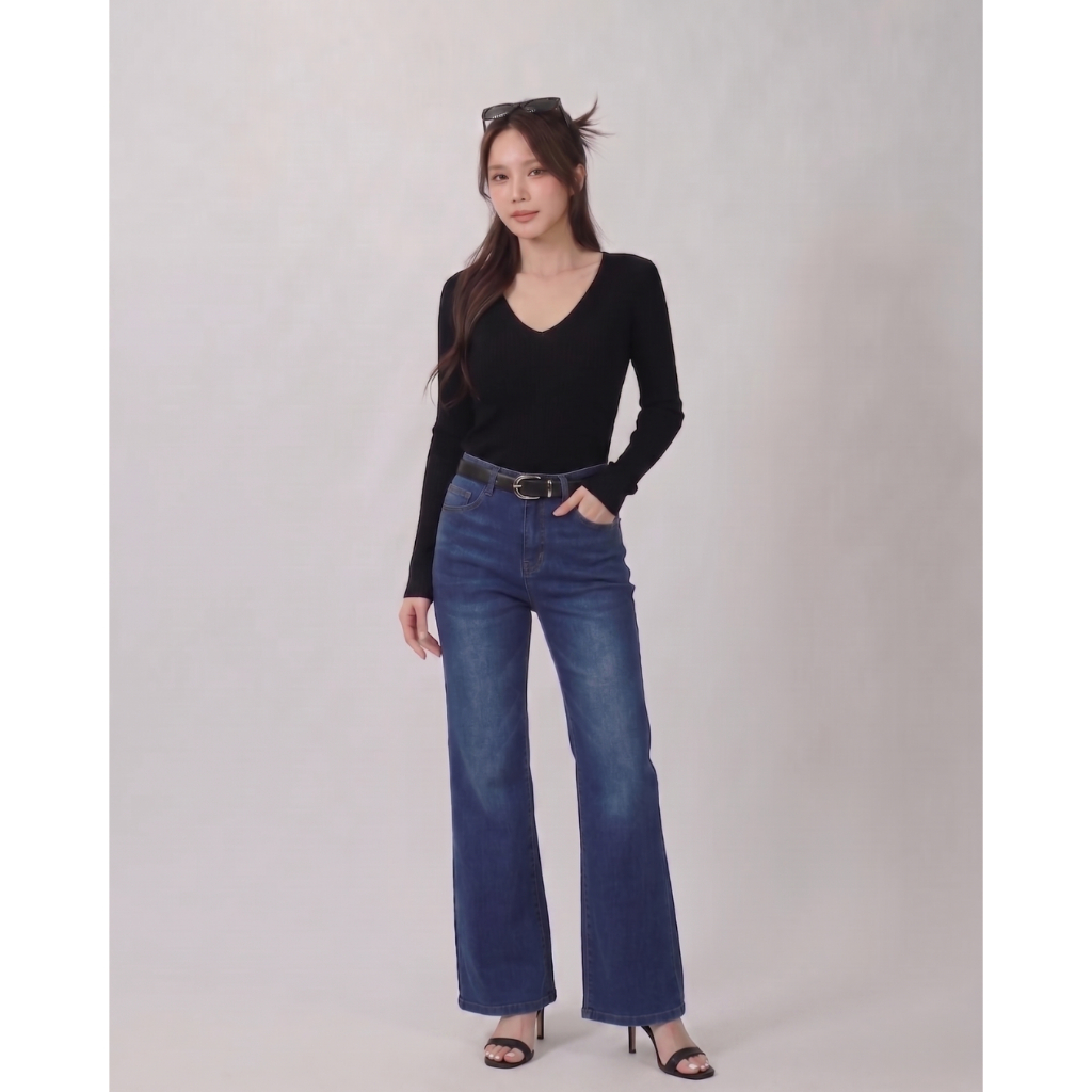 RED EAR JIN  BOOTCUT DENIM BF021