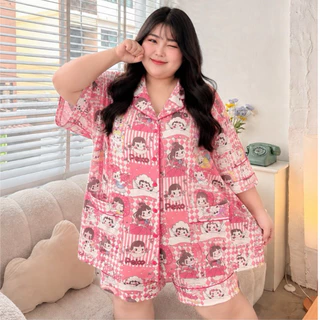 *ส่งด่วน-ส่งทุกวัน*ชุดนอน เสื้อแขนสั้น + กางเกง ขาสั้น ลายใหม่ 2 ลาย 3 ไซส์ (กรุณาอ่านไซส์ในรายละเอียดก่อนสั่งซื้อ)