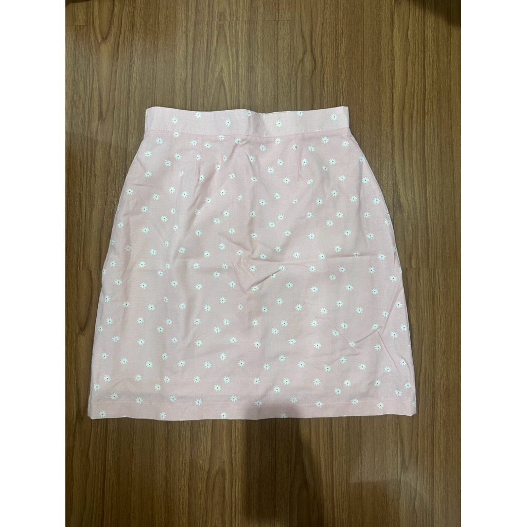กระโปรงทำงาน กระโปรงทรงเอ กระโปรงสั้น มือสอง ร้าน Fromme Clothes ไซส์ L
