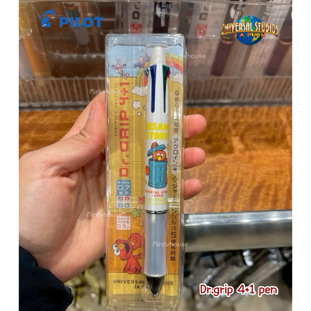 พร้อมส่ง !!! ปากกา dr.grip 4+1 elmo sesamestreet usj new (20) (STT) 6.4/2026