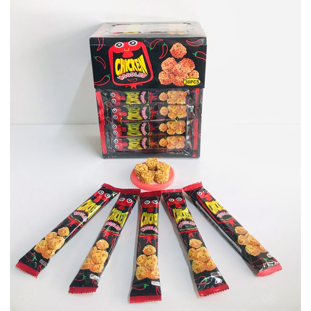 มาม่าก้อนไก่เกาหลีนู๊ดเดิ้ลชิกเก้นกล่อง30ชิ้น  มาม่ากินเล่น มาม่าไก่เกาหลี มาม่า5บาท พร้อมส่ง