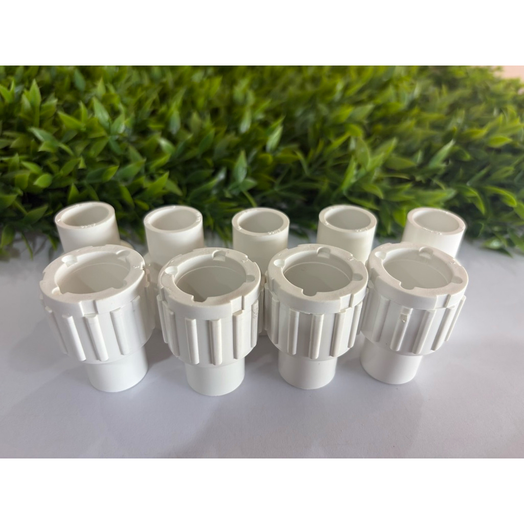 ABCO คอนเนคเตอร์ขนาด (16มิล) หนาทนทาน (1แพ็ค10ชิ้น) สีขาว
