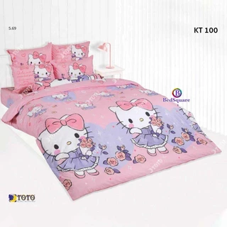 TOTO ผ้าปูที่นอน ขนาด 3.5/5/6 ฟุต (รวมผ้านวม) ลายคิตตี Kitty 2026 KT93 KT94 KT95 KT96 KT97 KT98 KT99 KT100 KT102