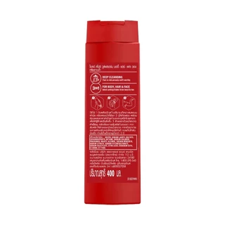 Old Spice Wolfthorn Body & Hair Wash 3-in-1 ครบจบขวดเดียว ผม หน้า ตัว กลิ่น Sweet Citrus สดชื่นติดทน 400ml.
