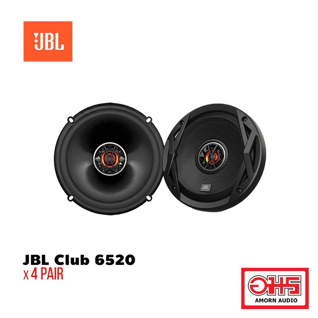 JBL CLUB 6520 (4คู่) ลำโพงแกนร่วม | ลำโพงแกนร่วมขนาด 6.5 นิ้ว AMORNAUDIO อมรออดิโอ