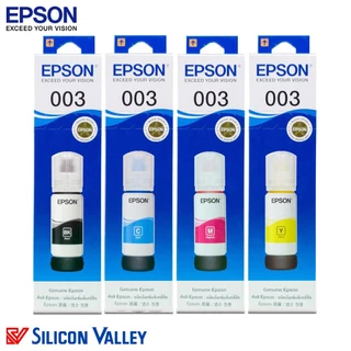 หมึกเติมของแท้ เอปสัน EPSON 003 มีกล่อง ของแท้ 100% ใช้กับปริ้นเตอร์ Epson L1110 L3110 L3150 L3250 L4250 L5190 L6190