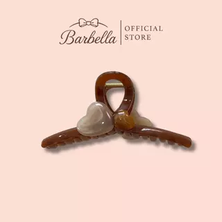 Barbella กิ๊บหนีบผมลายหัวใจ มินิมอล สไตล์เกาหลี รุ่น Heart Muse (BB114)