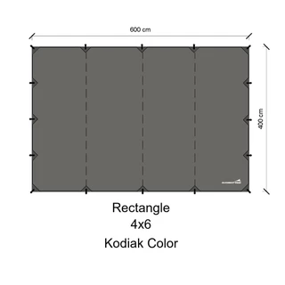 ฟลายชีท TARP 4x6 ผืนผ้า วัสดุ TN ผ้าระบายอากาศได้ กันน้ำ100% ผ้าคลุมเต็นท์ ฟลายชีทไทย Flyaheetthai