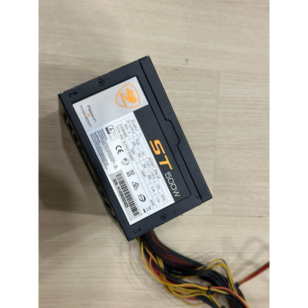 POWER SUPPLY (อุปกรณ์จ่ายไฟ)   POWER SUPPLY COUGAR 500W (ST500)