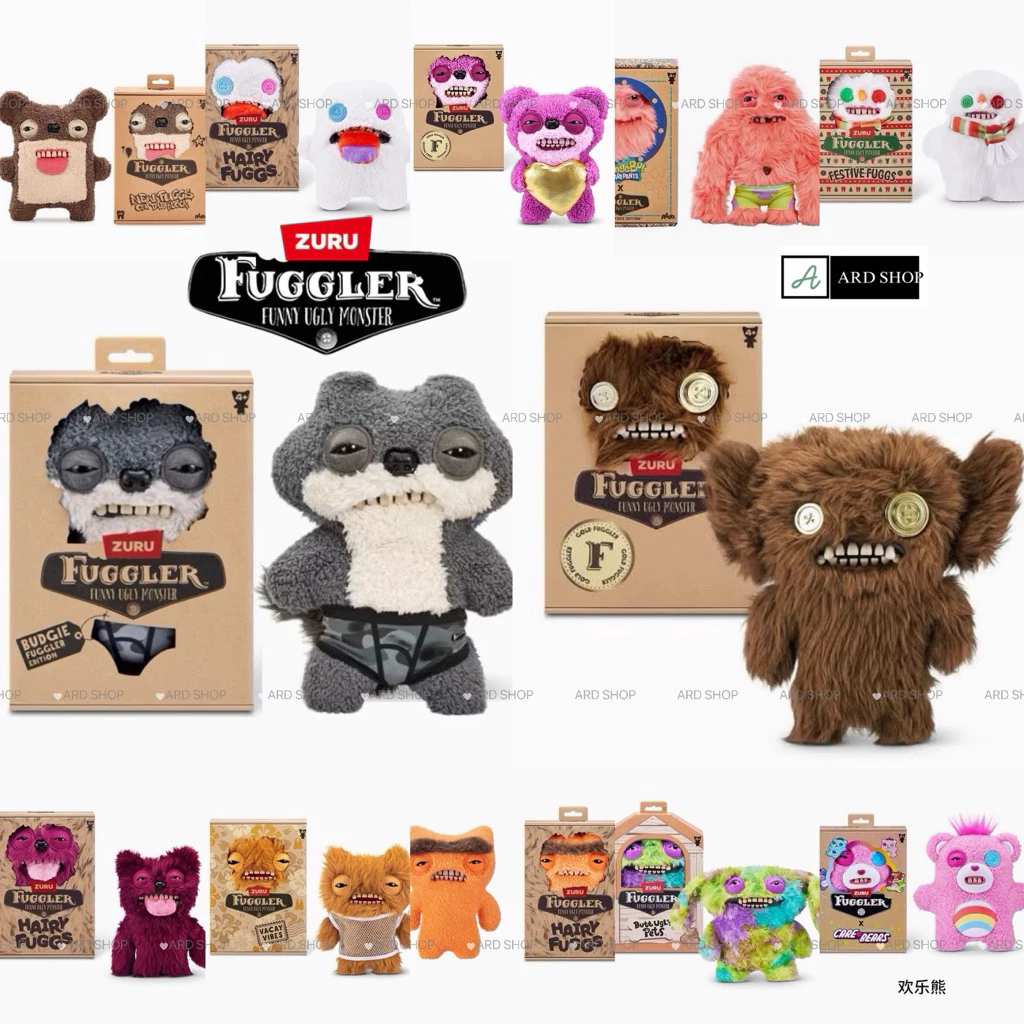🔥SALE🔥ส่งไวมาก✨[ร้านนี้ขายของแท้✨] ZURU Fuggler Cute Tooth Monster Plush Soft Toy Fuggler 🦷👅 มีหลายแบบ🎁♥️ แท้100%💫