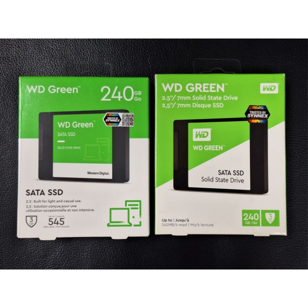 SSD/HDD คละรุ่น SSD 2.5 SATA 240.GB WD GREEN (WDS240G3G0A)/SSD M.2 PCIe (4.0) 500.GB WD BLACK SN750SE