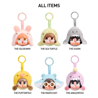 CRYBABY Cry Me An Ocean Series- 🪼🐳🐠🌊🫍Vinyl Plush Pendant Blind Box (เช็คการ์ดระบุตัว พร้อมส่ง)