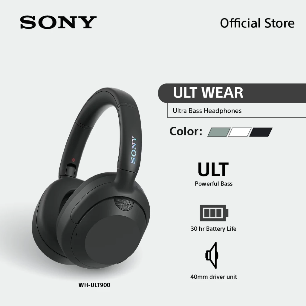 Sony หูฟัง Headphones รุ่น WH-ULT900N | Wireless Noise Canceling Headphones | Bluetooth® 5.2 thumbnail 5