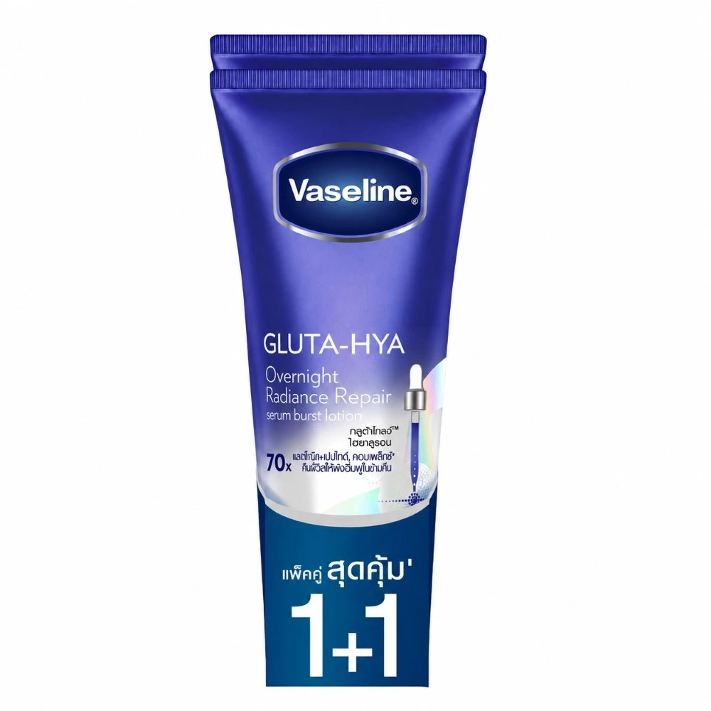 [แพ็คคู่] วาสลีน เฮลธี้ ไบรท์ กลูต้า ไฮยา เซรั่ม เบิสท์ โลชั่น 260-300 มล. VASELINE HEALTHY BRIGHT GLUTA-HIYA SERUM thumbnail 6