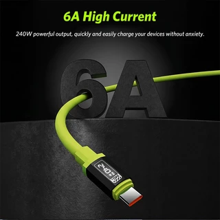 240W สายชาร์จเร็ว สายชาร์จ type c TO C แท็บเล็ต คอมพิวเตอร์ สายซิลิโคนป้องกันการงอ 1/1.5/2เมตร