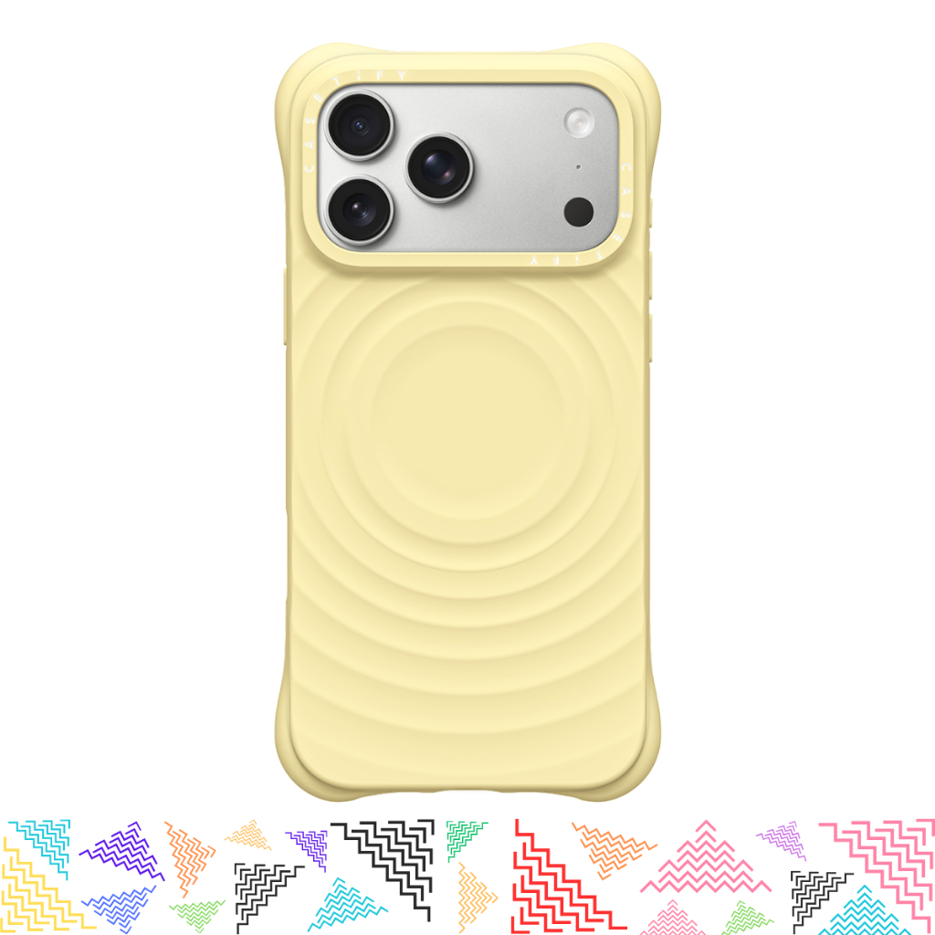 เคสมือถือ CASETiFY | Ripple Case - Sorbet Yellow [Ripple] For iPhone แท้ พร้อมส่ง เคสกันกระแทก