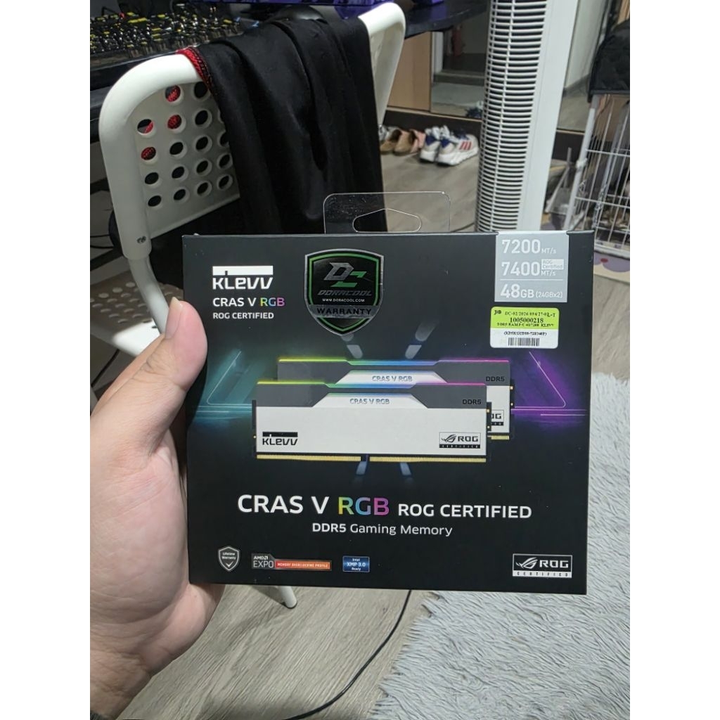Ram Klevv CRAS V RGB 48 Gbs Bus 7200 Mhz มือ 1