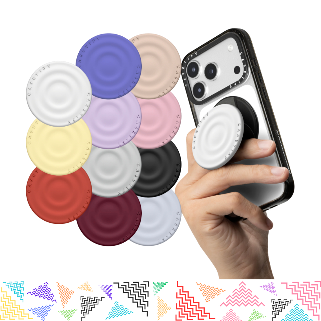 อุปกรณ์ CASETiFY | Snappy™ Ripple Grip Stand [Ripple] แท้ พร้อมส่ง